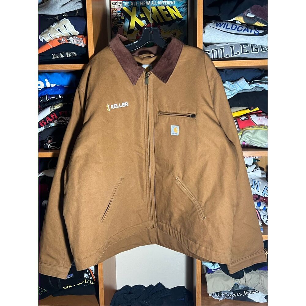 Carhartt NEW Men’s Detroit Blanket Lined Canvas Full Zip Jacket 3XL